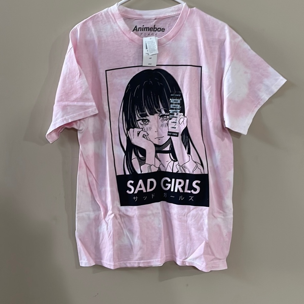 Animebae “sad girl” tee shirt
